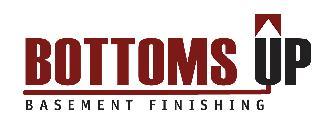 Bottoms Up Basement Finishing logo