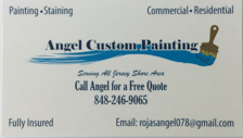Logo for Angel Custom Painting - Home Facebook