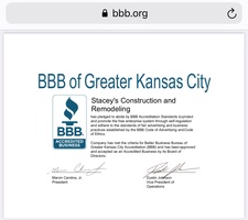 Stacey's Construction and Remodeling logo