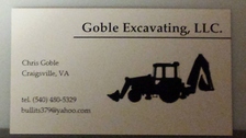 Goble Excavating logo