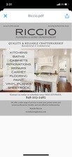 Logo for Riccio Flooring & Painting LLC