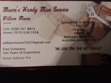 Avatar for Moore's Handy Man Service
