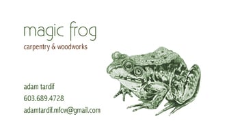 Magic Frog Carpentry & Woodworks logo