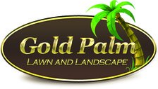 Logo for Gold Palm Lawn and landscaping