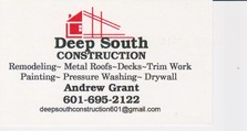 Deep South Construction and Fencing, LLC logo