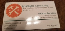 Logo for Affordable Contracting