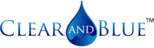 Clear and Blue Mineral Pool Service logo