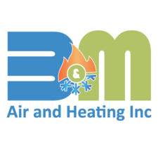 B&M Air and Heating, Inc. logo