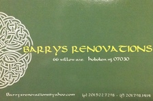 Logo for Barrys Renovations