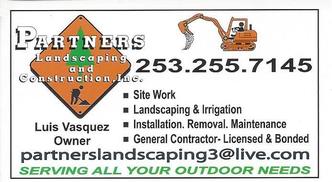 Partners Landscaping, Inc. logo