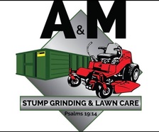 Logo for A&M Clean Up, Lawncare & Stump Grinding
