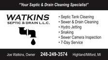 Watkins Septic & Drain, LLC logo