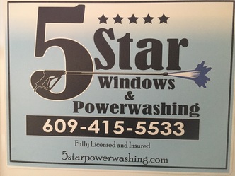 5 Star Powerwashing logo