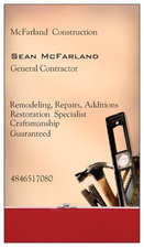 Logo for McFarland Construction