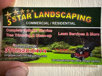 5 Star Landscaping logo