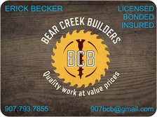 Bear Creek Builders logo