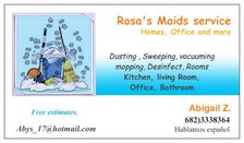 Logo for Rosa's Maid Service