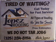 Logo for Lopez Roofing