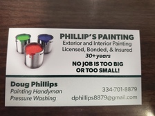 Phillip's Painting logo