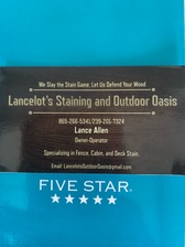 Avatar for Lancelot's Staining & Outdoor Oasis