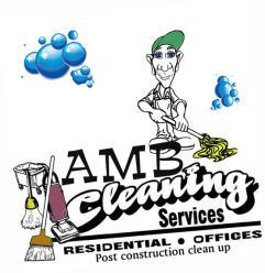 AMB CLEANING logo