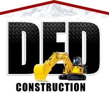 D.E.D Construction logo