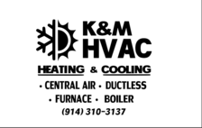 Logo for K&M Heating and Cooling - Facebook