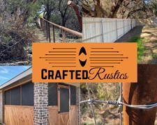Logo for Crafted Rustics Custom Building