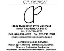 C.P. Design Build Studio logo
