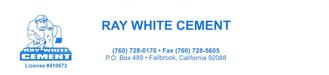 Ray White Cement logo