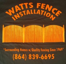 Watts Fence Installation logo