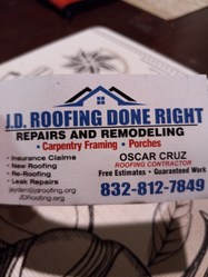 JD Roofing logo