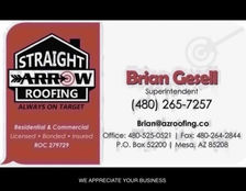 Logo for Straight Arrow Roofing LLC
