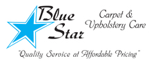Logo for Blue Star Carpet and Upholstery Care