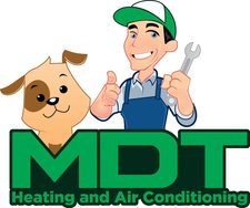 Logo for MDT HVAC - Facebook