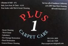 Avatar for Plus 1 Carpet Care - Unlicensed Contractor