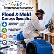 Logo for Water Floods Restoration