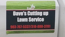 Logo for Dave's Cutting up Lawn Service
