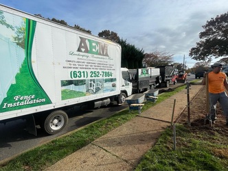 AEM landscaping construction & fence logo