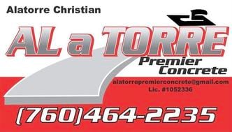 Alatorre Premier Concrete Construction logo