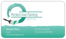 Logo for Perfect Lines Painting