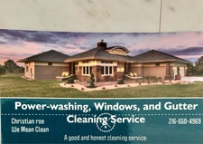 Logo for We Mean Clean Powerwashing, window, and gutter cleaning - Home Facebook