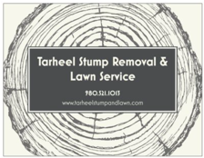 Logo for Tarheel Stump Removal and Lawn Service