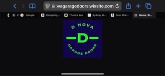 D Nova Garage Doors logo