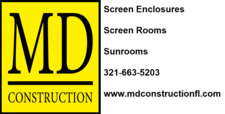 Logo for MD Construction, LLC
