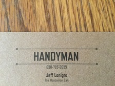 Logo for Jeff Lonigro Handyman