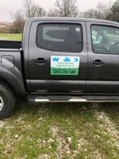 Logo for C & W Lawn Care - Facebook