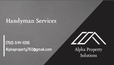 Alpha Property Solutions - Unlicensed Contractor logo