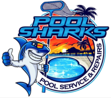 Logo for Land Shark Pools