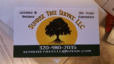 Logo for Sunrise Tree Service LLC